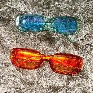 Sunglasses y2k fashion. Brand New . never worn  Rectangle Women Girls Vintage